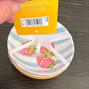 Kohl's Strawberry Stripe bowl set - Pink/Blue